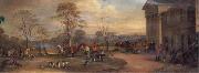 John Ferneley The Meet of the Quorn at Garendon Park oil painting